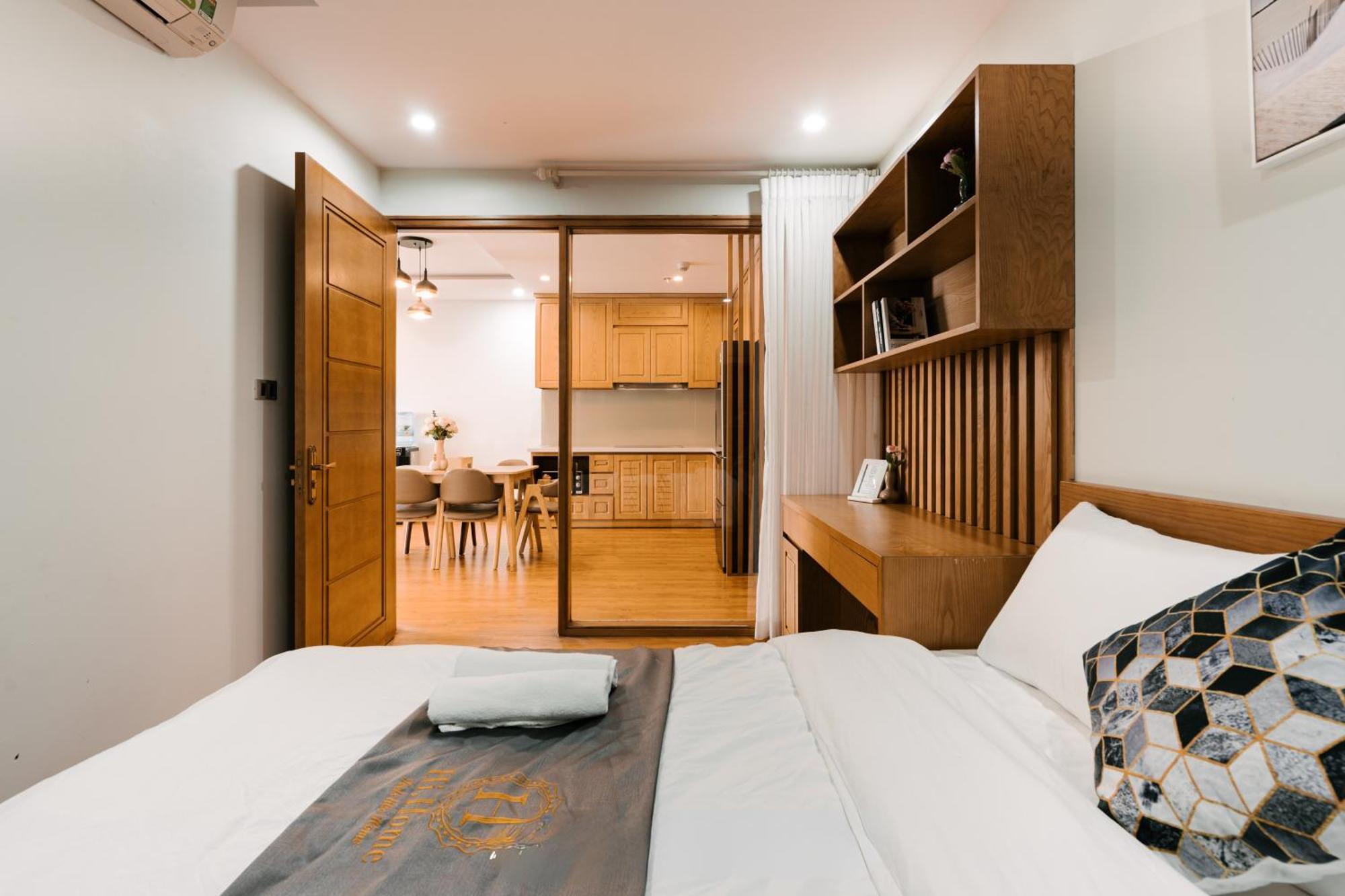 Hi-Home Suites - The West Lake Xuan Dieu ハノイ市 エクステリア 写真